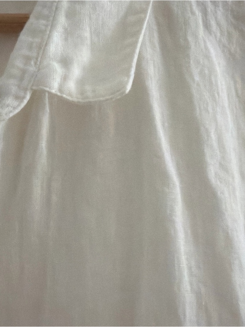 Grae Cove Women's Linen Oversized Boxy  Top Size XXL White Button Up Lagenlook - Picture 5 of 10